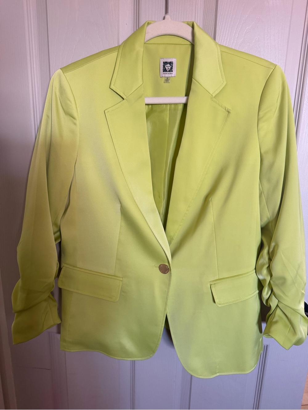 Ann Klein medium. Lime green blazer